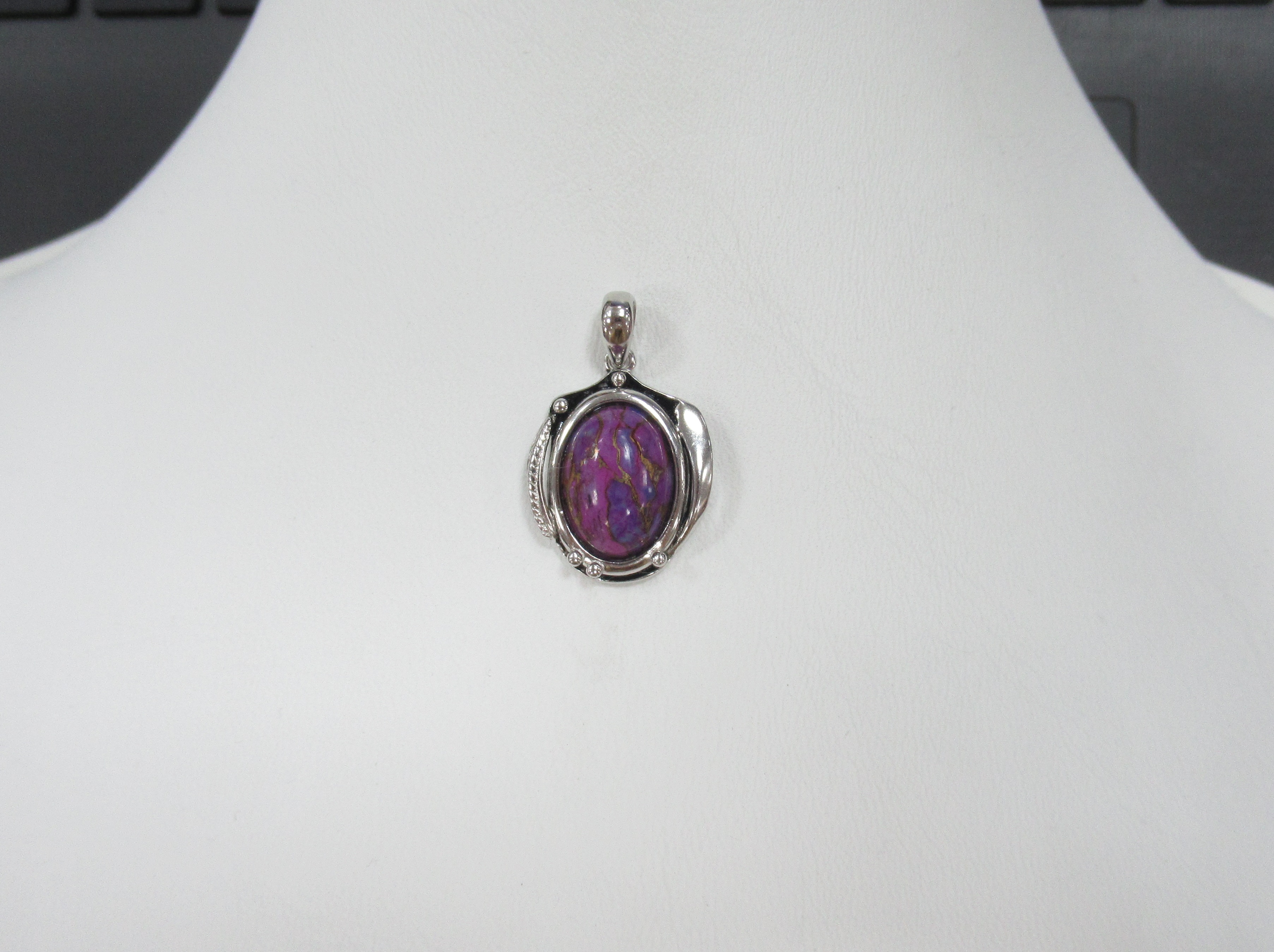 Серебряная подвеска с бирюзой Мохаве